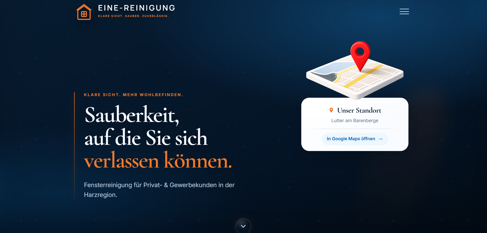 Vorschau der Website Eine-Reinigung